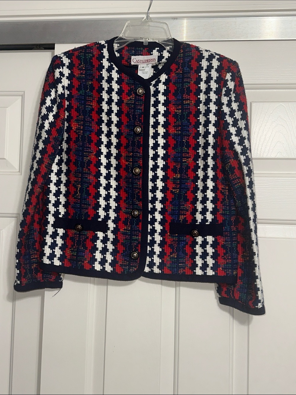 Castleberry Vintage Lightweight Tweed Blazer